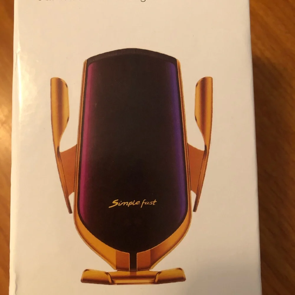 Wireless Phone Charging Car Mount Hands Free Adjustable For Any Phone New In Box